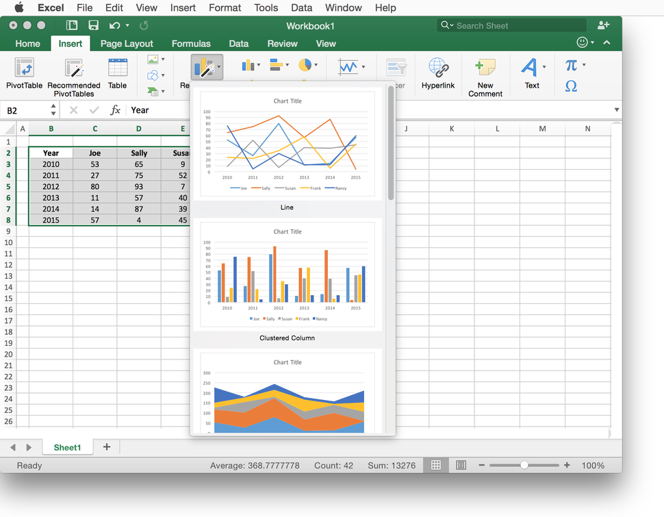 create a forecast in excel 2016 for mac